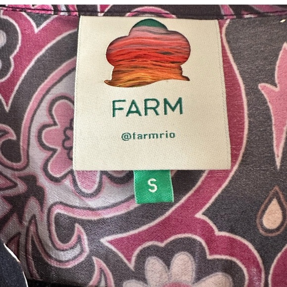 Farm Rio Elegant Paisley Print Midi Dress - Picture 4 of 5